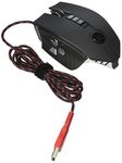 ZL50 Sniper Edition Laser Wired Gaming Mouse - 11 Programmable Buttons - Light Strike Optical Switches and Wheel - X'Glide Mouse Feet - Adjustable 8200 CPI/DPI - Wired USB Black