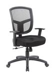 Boss Office Products (BOSXK) Contract Task Chair with Synchro-Tilt Mechanism, Black