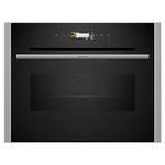Neff C24MR21N0B N 70, Built-in compact oven with microwave function 60 x 45 cm Stainless steel