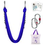 F.Life Aerial Yoga Hammock 5.5 Yards Include Daisy Chain,Carabiner and Pose Guide (Royal Blue)