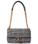 Kate Spade New York Evelyn Tweed Medium Convertible Shoulder Bag Black Multi One Size, Black Multi, One Size