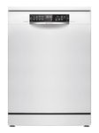 Bosch SMS6TCW01G Series 6, Free-Standing Dishwasher 60 cm, A Rated Energy, 9.5 litre,14 Place Settings, Ideal Dry, Extra Clean Zone, Vario Drawer Flexibility, 44dB, White