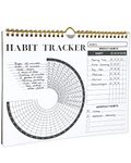 Lamare Habit Tracker Calendar - Inspirational Habit Journal with Spiral Binding - Daily Habit Tracker Journal and Goal Board - Motivational Goal Journal - Great Productivity Tool And Workout Calendar