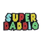 Patches Story Super Dad Iron On Pat