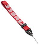 Ringke Hand Strap Designed for Cell Phone Cases, Keys, Cameras & ID QuikCatch Lanyard Adjustable String - Lettering Red