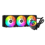 Ant Esports ICE-360 360mm Addressable RGB 2600RPM AIO I CPU Liquid Cooler - Black I Support Intel - LGA115X/1200/1700/1366/2011/2066, AMD - FM1/FM2/AM2//AM2+/AM3/AM3+/AM4/AM5