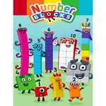 Numberblocks Fleece Blanket - Meet The Numberblocks Design - Bed Throw Super Soft Blanket - 100 x 150cm