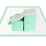 Disposable Underpads with Adhesive Tapes 23'' X 36'' Chucks Pads Heavy Absorbency Incontinence Pads, Waterproof Pee Pads, Thicker Chux Pads for Unisex Adult, Kids and Pet (40 Count)