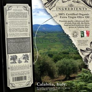 Organic Extra Virgin Olive Oil, 1L – Cold Pressed, Unfiltered