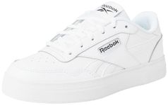 Reebok Women's Court Advance Bold Sneaker, FTWR White/FTWR White/Core Black, 6 UK