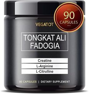 VEGATOT Fadogia Agrestis Tongkat Ali Ultra Extract 53,300mg Raw Powder *USA Made and Tested* High Potency with Creatine, L-Citrulline, L-Arginine - Promote Energy Performance ,1