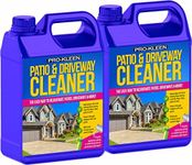 Pro-Kleen Patio & Driveway Cleaner 10L Removes Stains, Dirt and Grime, Easy to Use Liquid Cleaning Solution - Use on Patios, Driveways, Block Paving, Concrete Flags, Steps, Paths