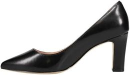 Cole Haan Women's Mylah Heel Pump 75mm, Black Leather, 9