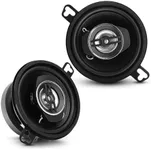 Pyle 2-Way Universal Car Stereo Speakers - 120W 3.5 Inch Coaxial Loud Pro Audio Car Speaker Universal OEM Quick Replacement Component Speaker Vehicle Door/Side Panel Mount Compatible - PL31BK (Pair)