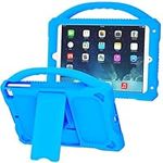 Adocham Kids Case for iPad Mini 5 4 3 2 1,Durable Shockproof Protective Silicone Cover for Apple 7.9 inch Kids iPad Mini/Mini 2/Mini 3/Mini 4/Mini 5 Case with Stand Handle(Blue)