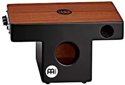 Meinl Pickup Slaptop Cajon Box Drum with Internal Snares and Forward Projecting Sound Ports - NOT MADE IN CHINA - Mahogany Playing Surface, 2-YEAR WARRANTY (PTOPCAJ4MH-M)