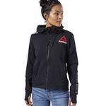 Reebok UFC black Walkout Hood, Black/Chalk, Large