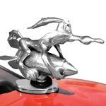 Cartoon Car Emblem Coyote Hood Ornament FOR Wile E Coyote Rocket 3D Auto Front Hood Ornament Metal Cartoon Retro Car Decoration Car Exterior Modification For All Types Of Cars