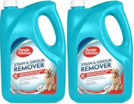Simple Solution Dog Stain and Odour Remover, Enzymatic Cleaner with Pro-Bacteria Cleaning Power - 4 Litre (Pack of 2)