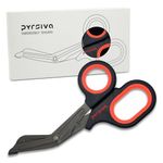 PYRSIVA Trauma Shears for Nurses - Premium Medical Scissors for Nurses, First Aid Scissors for EMT and EMS, Professional Bandage Scissors for Wound Care, Tactical Scissors for Precise Cuts