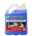 Wet & Forget Mould, Lichen & Algae Remover, Outdoor Cleaning Solution, Black Mould Remover, Bleach Free, 4 Litre