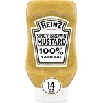 Heinz Spicy Brown Mustard 14 oz. Bottle