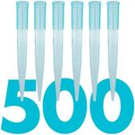 1000uL Pipette Tips, Kashi Scientific Universal Non-Filter Tips for Pipette 1000 uL, Sterile Bulk Pipette Tips with Clear Graduation, 1 mL Pipet Tips, DNase RNase Free, 500 Tips/Bag - Blue