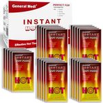 Instant Hot Pack – Set of 25 Disposable Hot Therapy Packs for Arm, Leg, Sore Neck, Shoulder & Abdomen - Long Lasting Heat & Discomfort Relief (5" x 9")