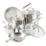 Farberware Millennium Stainless Steel Tulip Series 10-Piece Cookware Set