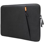 JETech Laptop Sleeve for 15-Inch Notebook, Compatible with MacBook Air 15-Inch M2 2023, MacBook Pro 15-Inch, MacBook Pro 16-Inch, Waterproof Shockproof Case with Accessory Pocket Bag (Black)