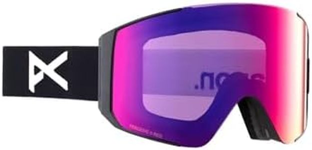 2024 Anon Sync Black Goggle w/Perceive Sunny Red + Perceive Cloudy Pink Lens
