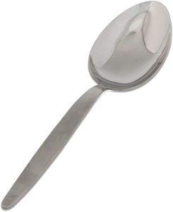 BNAZIND Kunz Spoons |18/10 Stainless Steel Plating Spoon | Basting Spoon | Quenelle Chef Spoon |Cooking Utensils Spoon | Dinner Serving Spoon