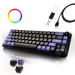 Kreo Hive RGB Anti-ghosting Gaming Keyboard | Wired Mechanical Keyboard with RGB Backlight | 5 Pin Hot-Swap | Detachable USB C Cable