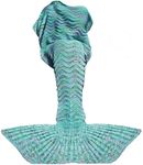 Mermaid Tail Blanket, 74''x 35'' Cr