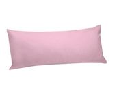 AIMANE® Long Bolster Pillowcase Cover - Body Pillow Neck Support - Orthopaedic Bolster Pillowcase Cover Nursing Pregnancy Support Long Pillowcases (Double 4.6FT, Pink)