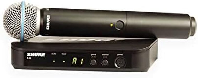 Shure BLX24/B58 Wireless Microphone System with BETA 58A Handheld Vocal Mic (K14 = 614-638 MHz)