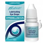 Ocufresh Hypromellose 0.3% Eye Drops | Refresh and Relieve Itchy, Tired & Dry Eyes | Lubricating Eye Drops for Irritated Eyes. Dry Eye ailments | Sterile | 10mL