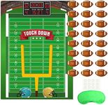 FEPITO Pin The Football on The Goalpost, Pin The Football Game for Kids, Birthday Party Game with 24 Pcs Football Stickers for Football Party Decorations, Kids Birthday Party Decorations