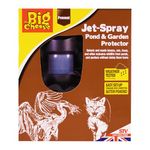 The Big Cheese Jet Spray Pond and Garden Protector Motion Activated Water Jet Spray Pond and Garden Protector - Protects Garden Ponds, Pools, Flowerbeds, and More from Herons and Nuisance Wildlife