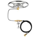 Stanbroil Natural Gas Fire Pit Stainless Steel Burner Ring Installation Kit, 12-inch