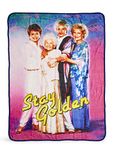 Just Funky The Golden Girls Stay Golden 45 x 60 Inch Fleece Throw Blanket