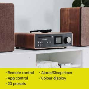 Classic Stereo HiFi Music System – Black
