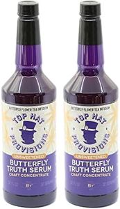 Top Hat Butterfly Pea Flower Tea Extract - Indigo Elixir - Unsweetened Alcohol-Free Blue Tea Tincture - Transform Drinks with Natural Blue and Indigo Hues - 2 Pack 32oz Bottles