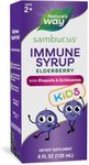 Nature's Way Sambucus Elderberry Syrup for Kids, Herbal Supplements, Gluten Free, Vegetarian, 4 Ounce (Packaging May Vary)