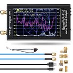 NanoVNA-F V2 Antenna Analyzer, 4.3inch NanoVNA V2 Vector Netwerk Analyzer 3G Upgraded Version NanoVNA with 5000mAh Measuring S-Parameter Voltage SWR Phase Delay Smith Chart