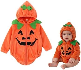 FKISS Baby Halloween Pumpkin Costume Toddler Infant Long Sleeve Costume for Kids Boys & Girls (12-18 Months)