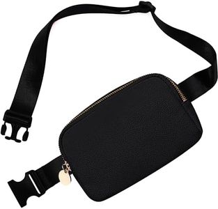 Leather Belt Bag For Women, Black Leather Fanny Pack Crossbody, Everywhere Belt Bag, Leather Waist Bag, Fanny Pack Leather Women, Cross Body Fanny Packs For Women, Large Belt Bag, Black Belt Bag