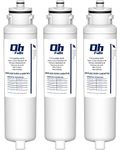 OHFULLS DW2042FR-09 Refrigerator Water Filter, Compatible with Daewoo DW2042FR, Kenmore 46-9130, DW2042FR-09, Aqua Crystal DW2042F-09, 3-Pack