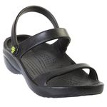 DAWGS Women's Ladies 3-Strap Sandal, Black, 5