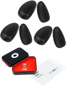 OWORK 3 Pairs Ultra Soft Silicone Sunglass Nose Pads for Maui Jim Big Wave MJ440-67mm/Guardrails MJ327-58mm/Bamboo Forest MJ415-60mm, Push-in Anti-Slip Glasses Nose Piece Replacement Kit Black